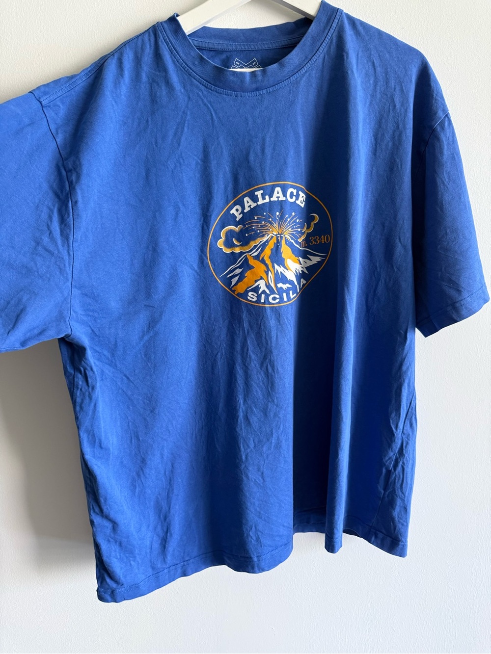PALACE Royal Blue Volcano Graphic Short-Sleeve Tee